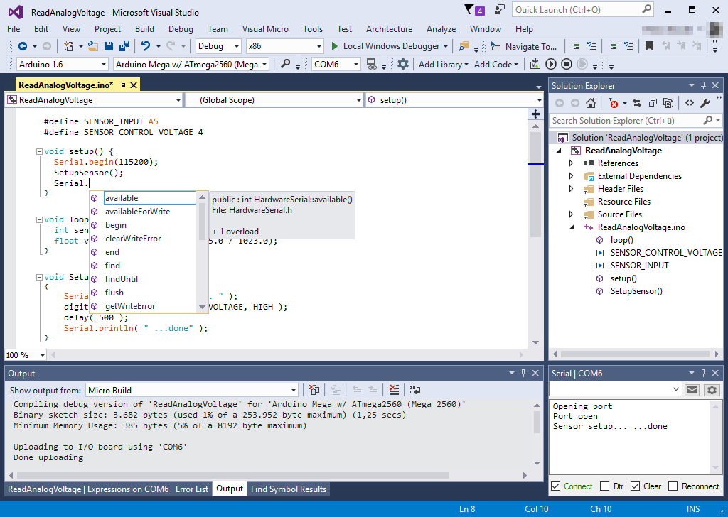 VisualMicro - Arduino IDE For Visual Studio