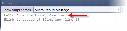 Function Name in Output Window