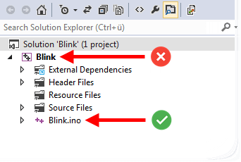 Solution Explorer Rename Files/Projects