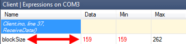 Tracepoint variable in Variable Window