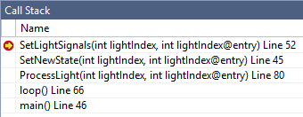 Call Stack Window