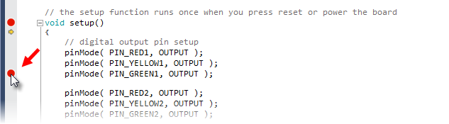 Breakpoint set on our own