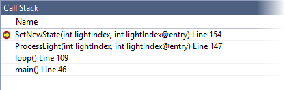 Call Stack Window