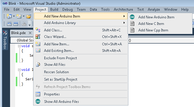 Arduino Visual Studio Examples and Images