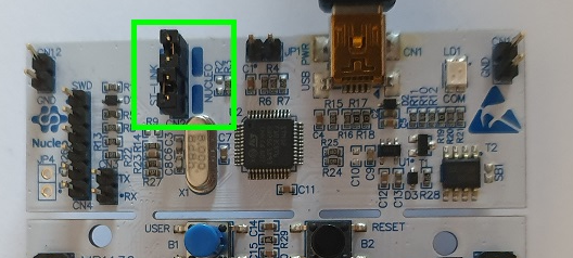 STM32 Built In Jumper Settings