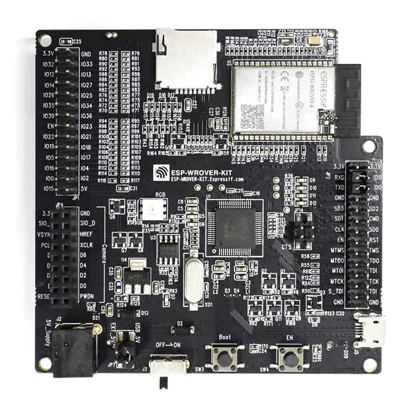 ESP-WROVER-KIT board layout - front