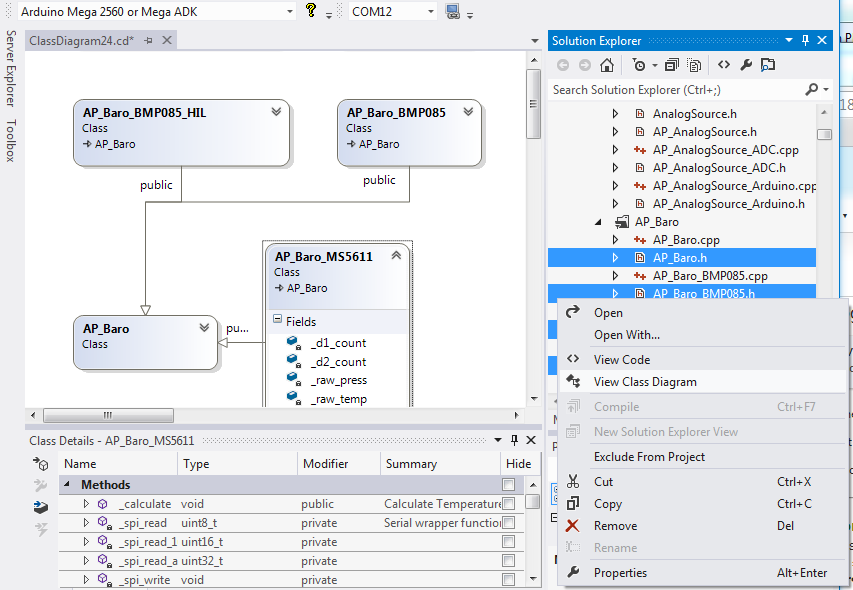 Как создать диаграмму классов в visual studio 2022