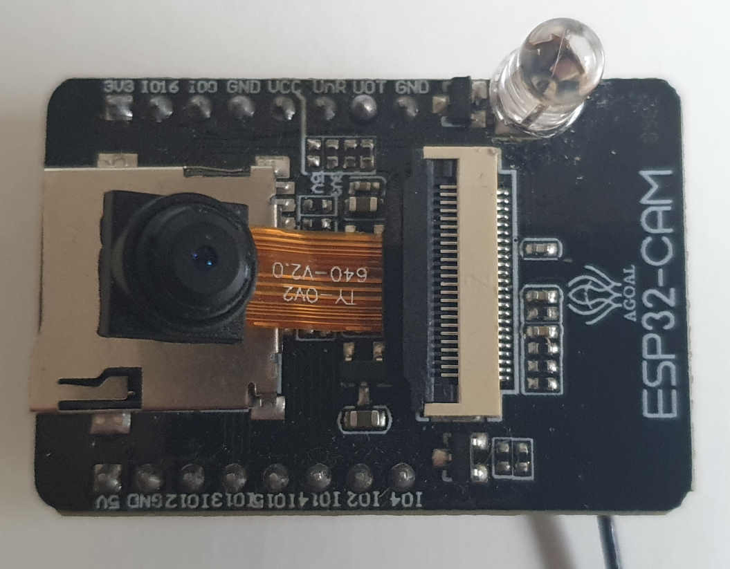 ESP32-CAM with IR Flash