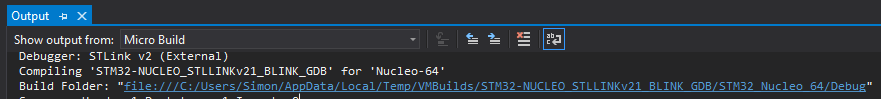 Locating the Build Folder in Visual Micro