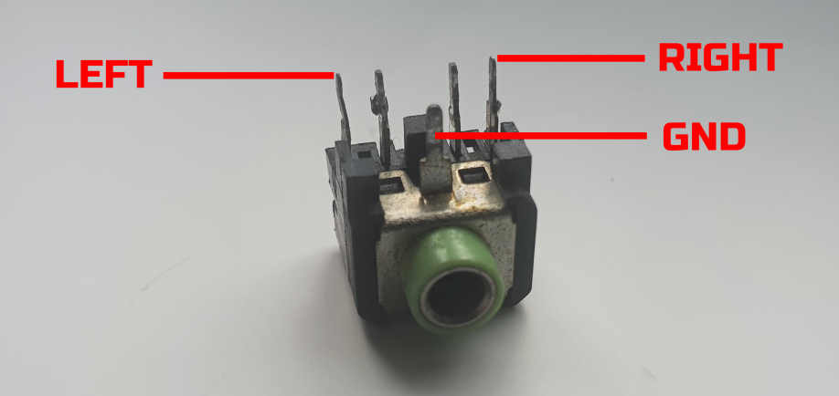 Female Audio Connector Pinout