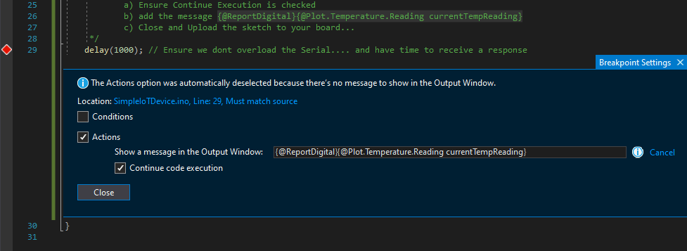 Tracepoint Example for simple IoT Solution
