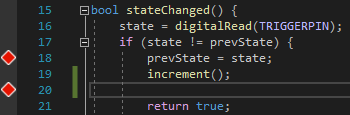 Additional breakpoints for further tracing