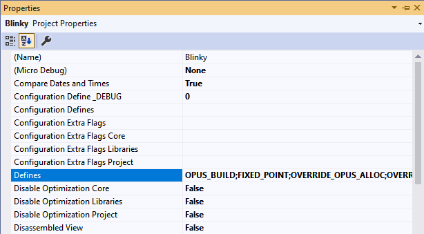 Teensy Opus Library Defines