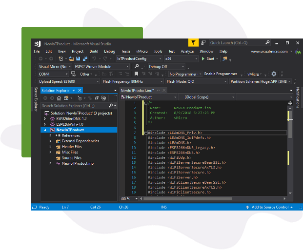 VisualMicro - Arduino IDE For Visual Studio